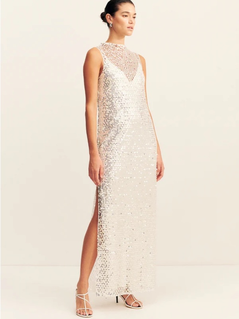 Shona Joy Asteri High Neck Sleeveless Maxi Dress - Picture 3 of 5